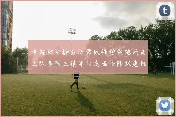 中超积分榜分析蓉城强势领跑西南三队争冠三镇津门虎面临降级危机
